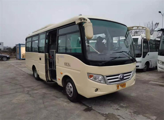 National Express Bus Yutong Bekas Pelatih Bekas Efisiensi Tinggi 28 Kursi 100km/H