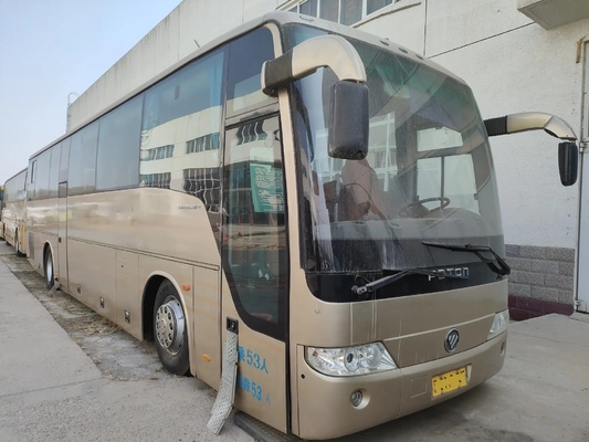Pintu Ganda Bus Komersial Bekas 53 Kursi Mesin Yuchai 330hp Second Hand Foton BJ6120