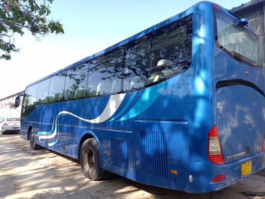 Bus Tur Tangan Kedua Mesin Weichai 55 Kursi Jendela Penyegelan Pintu Ganda 11,5 Meter Digunakan Young Tong ZK6127