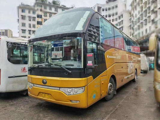 2nd Hand Bus Dua Potong Kaca Depan 39 Kursi Mesin Weichai Panjang 12 Meter Usd Yutong Bus ZK 6122