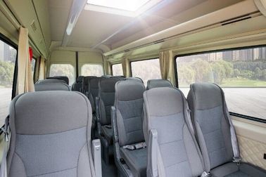Bus Mini Digunakan Merek Higer 10-21 Kursi 100km / H Kecepatan Maksimal Untuk Pariwisata Nyaman