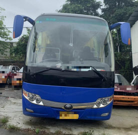 15000KG Dark Blue Digunakan Yutong Bus 45 Kursi 2014 Tahun Diesel LHD Dengan A / C