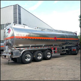 Tri As Aluminium Trailer Tanker Bahan Bakar Minyak Diesel Transport Tank 12 Roda