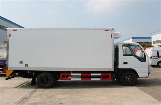 2 Pintu 100P 72kw Diesel 98km / H Truk Pendingin Bahan Medis Multi-Model Multi-Brand